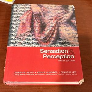 Sensation & Perception Textbook - Red Cover